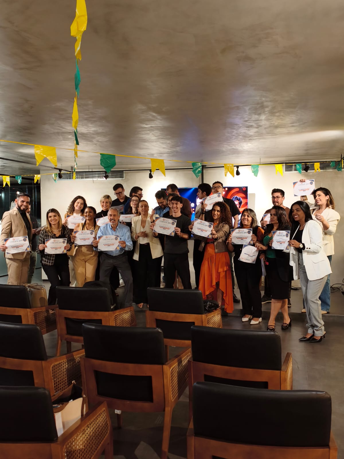 Turma 1 do Autoridade em Cena durante a imersão